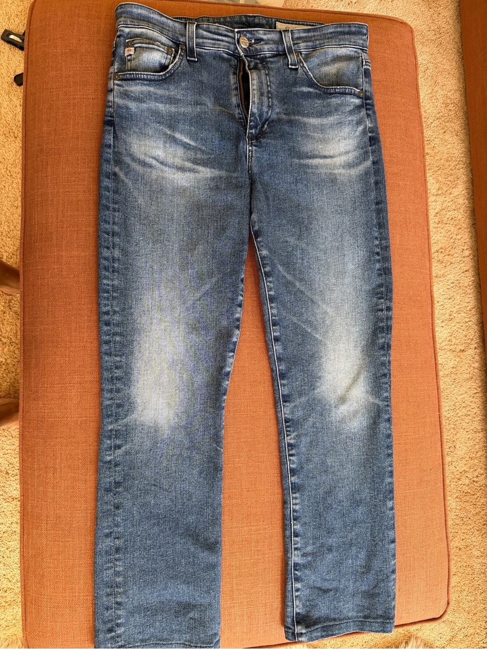 AG MARI CROP MIDRISE STRAIGHT JEANS